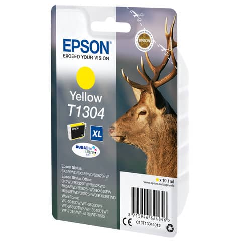 Cartuccia inkjet ink pigmentato Cervo T1304 Epson giallo C13T13044012